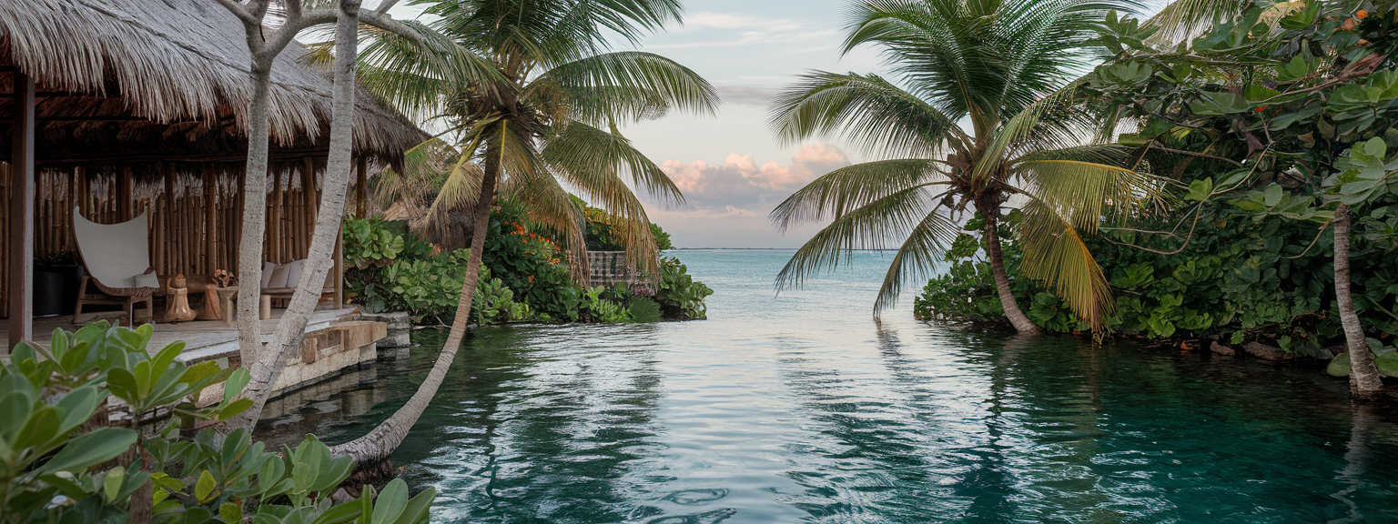 A serene boho-chic resort in Tulum where you can unwind in nature and explore hidden cenote sanctuaries.