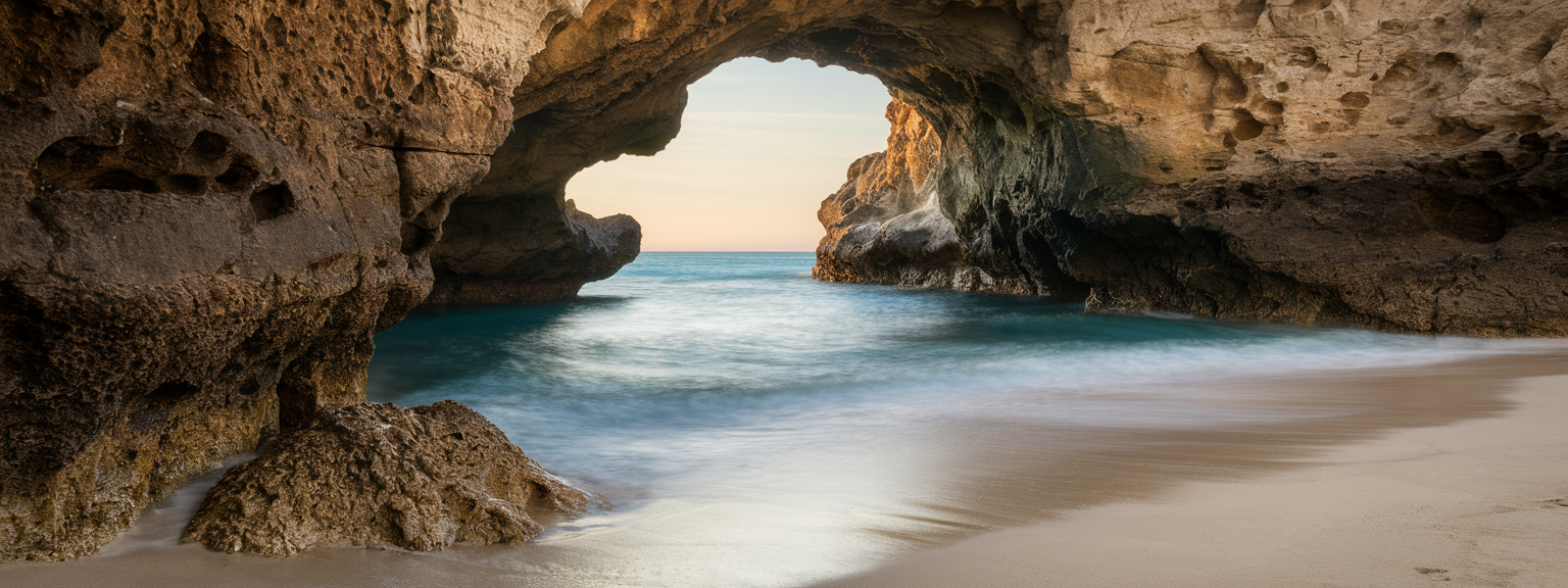 A scenic view of Los Angeles' hidden beach coves showcasing opportunities to catch iconic moments.