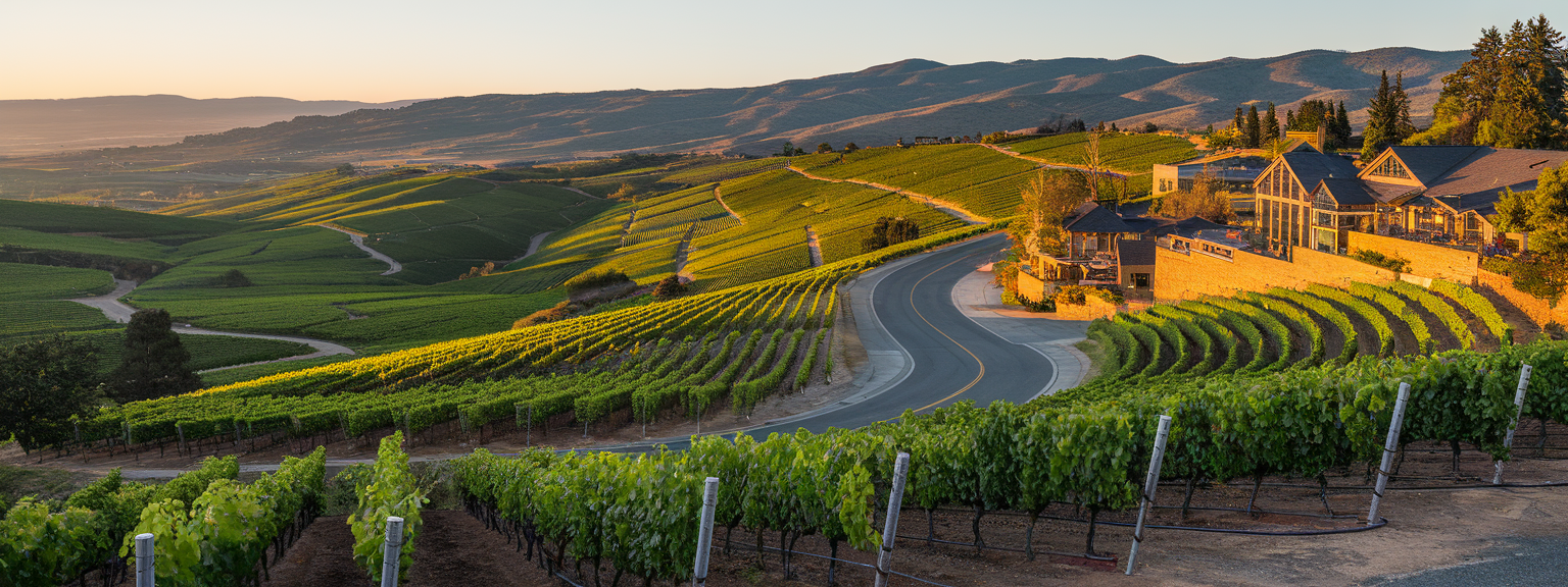 Enjoying a glass of wine while sipping local wines in Napa Valley's scenic vineyards.